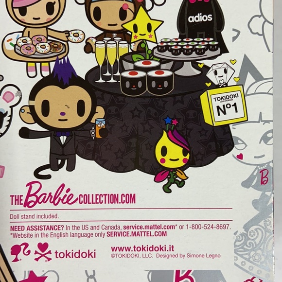 NRFB OBO Collectible Barbie Tokidoki Pink - Picture 14 of 15